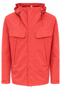 Cp Company Shell-R Double Pocket Goggle Jacket In High Risk Red