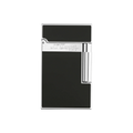 S.T. DUPONT LIGNE 2 BLACK LACQUERED PALLADIUM LIGHTER/BRIQUET 016296