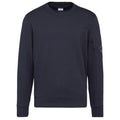 Cp Company 023A Diagonal Raised Lens Sweatshirt In Navy