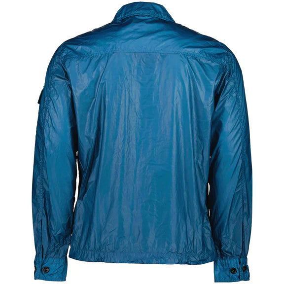 Cp Company Cs II Lens Overshirt In Ink Blue
