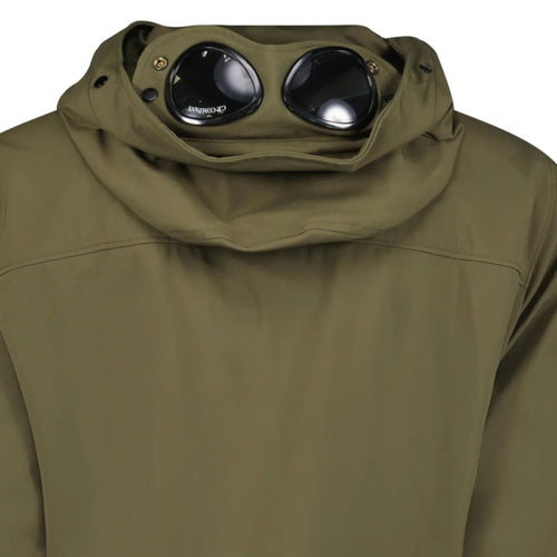 Cp Company 001A Shell-R Goggle Jacket In Ivy Green