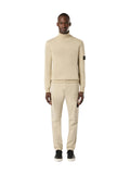 Stone Island Light Knit Roll Neck Sweatshirt 525C4 Stucco