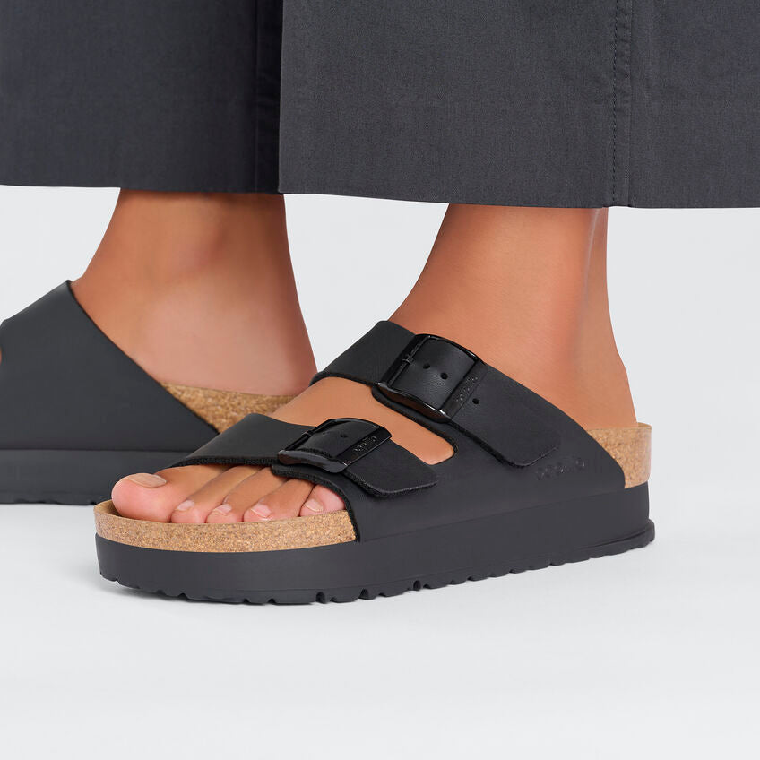 Women's Arizona Flex Platform Birko-Flor Black Medium/Narrow