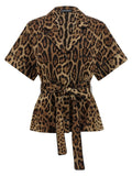 Dolce & Gabbana Brown Silk Blouse