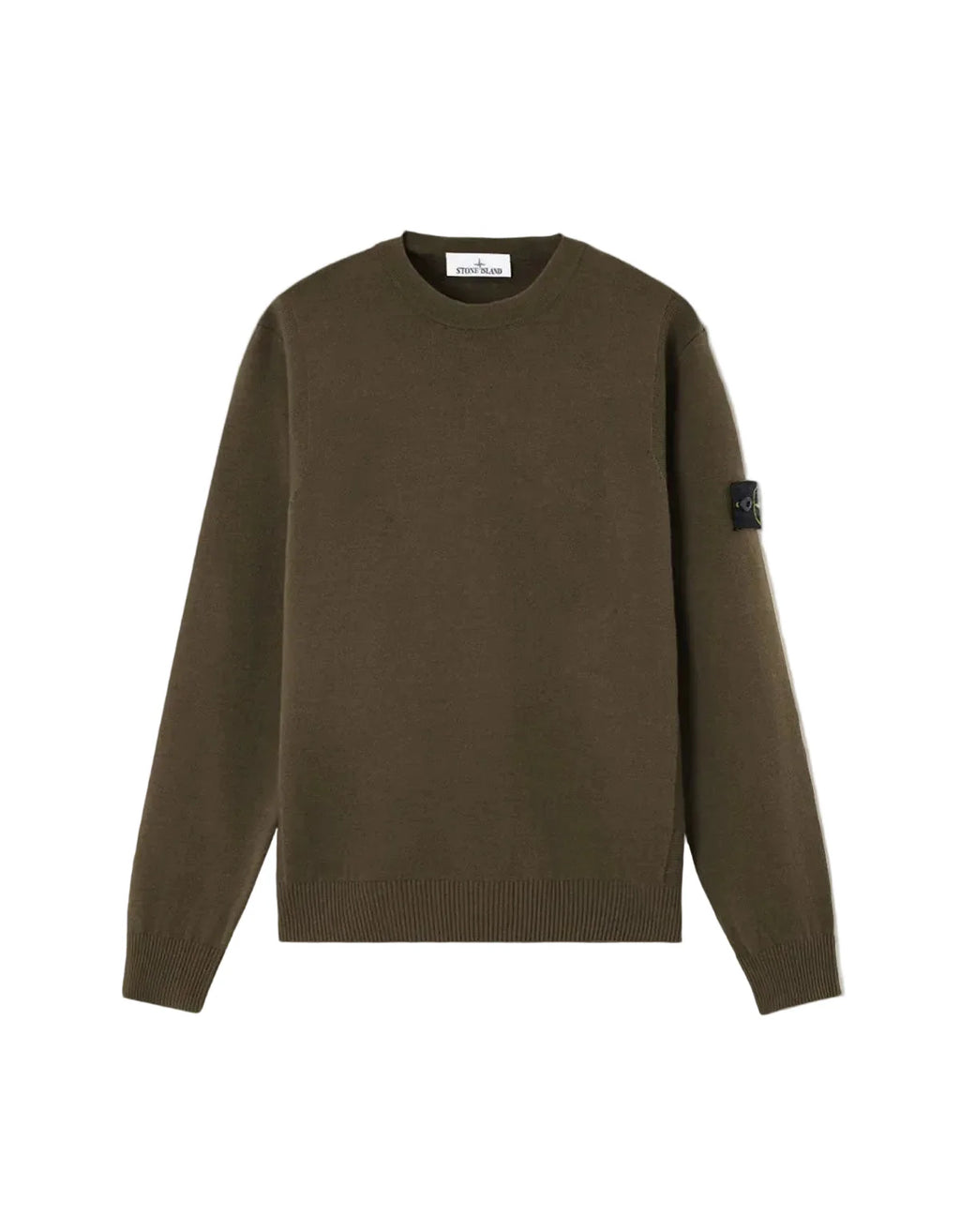 Stone Island Rws Light Knit Sweatshirt In Khaki