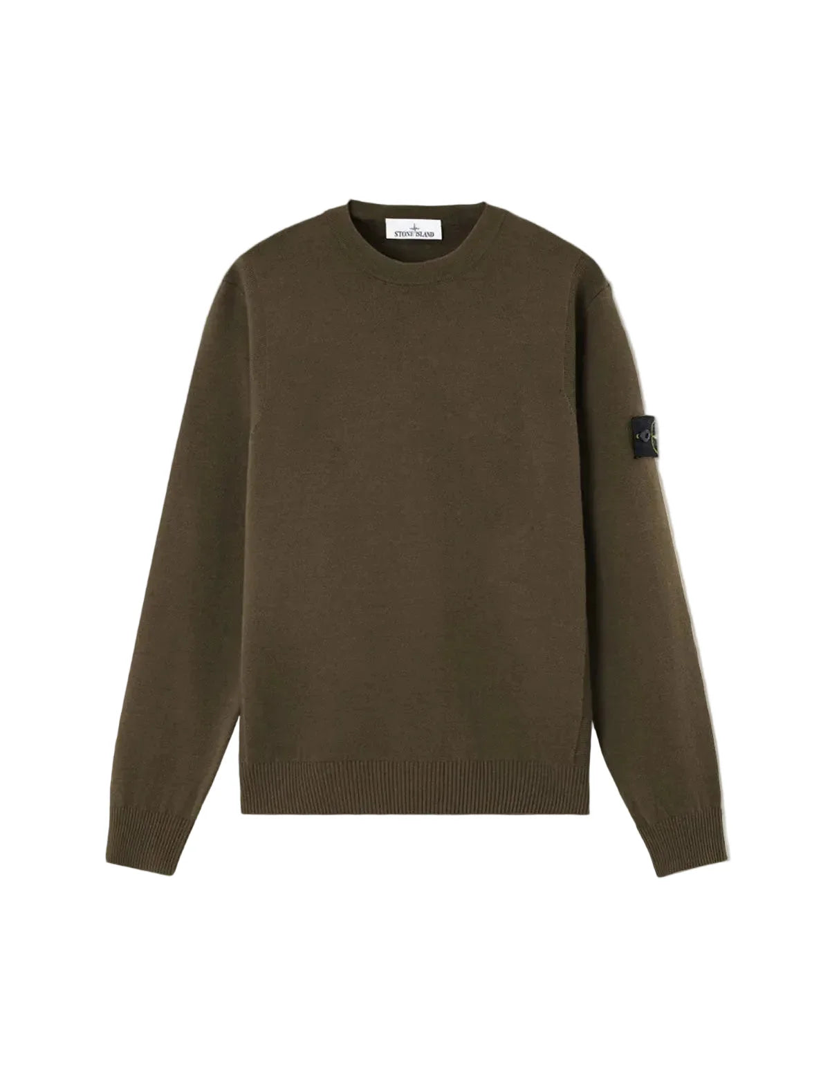 Stone Island Rws Light Knit Sweatshirt In Khaki