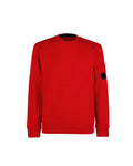 Cp Company Diagonal Raised Lens Sweatshirt Red