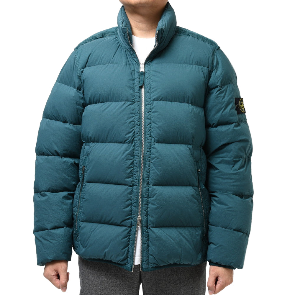 Stone Island Seamless Tunnel Nylon Down-Tc Coat Green