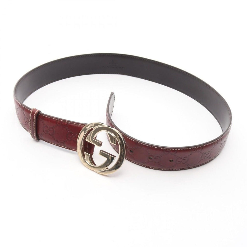 Gucci Belt Interlocking Guccissima Leather