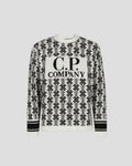 Wool Jacquard Logo Knit Var.01 - White