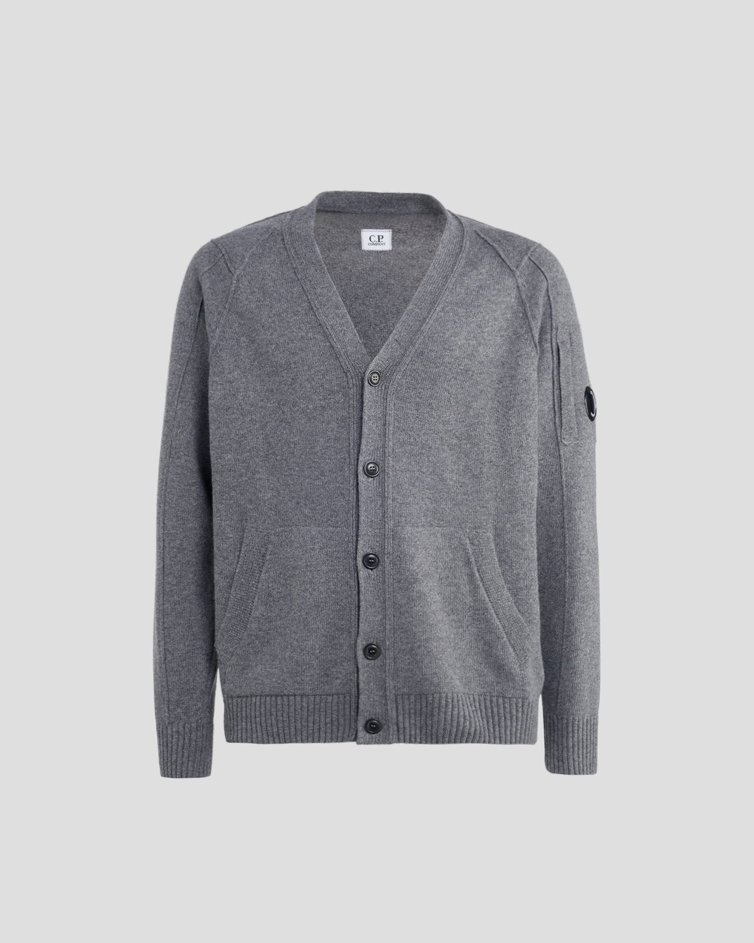 Lambswool Cardigan Tarmac Gray