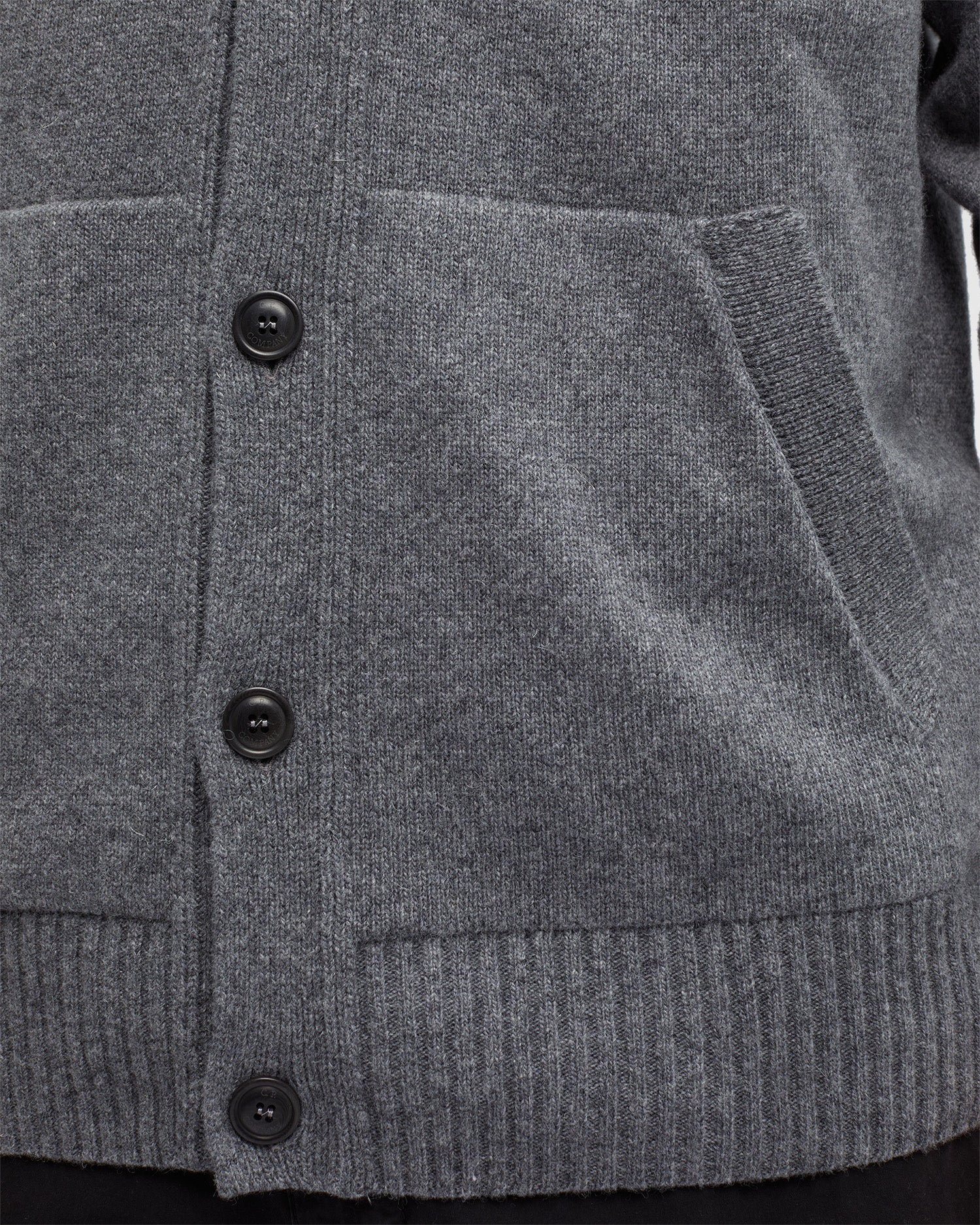 Lambswool Cardigan Tarmac Gray