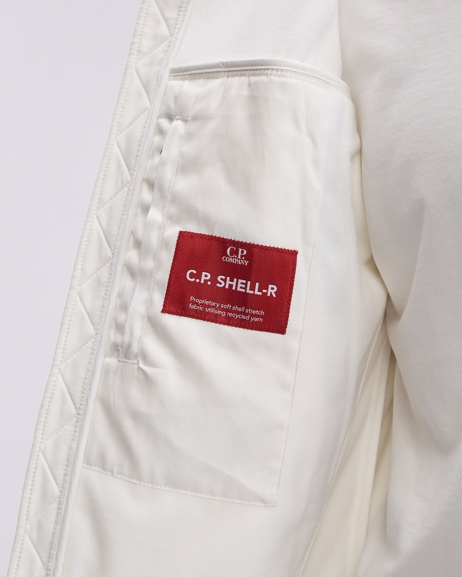 C.P. Shell-R Goggle Jacket Gauze White