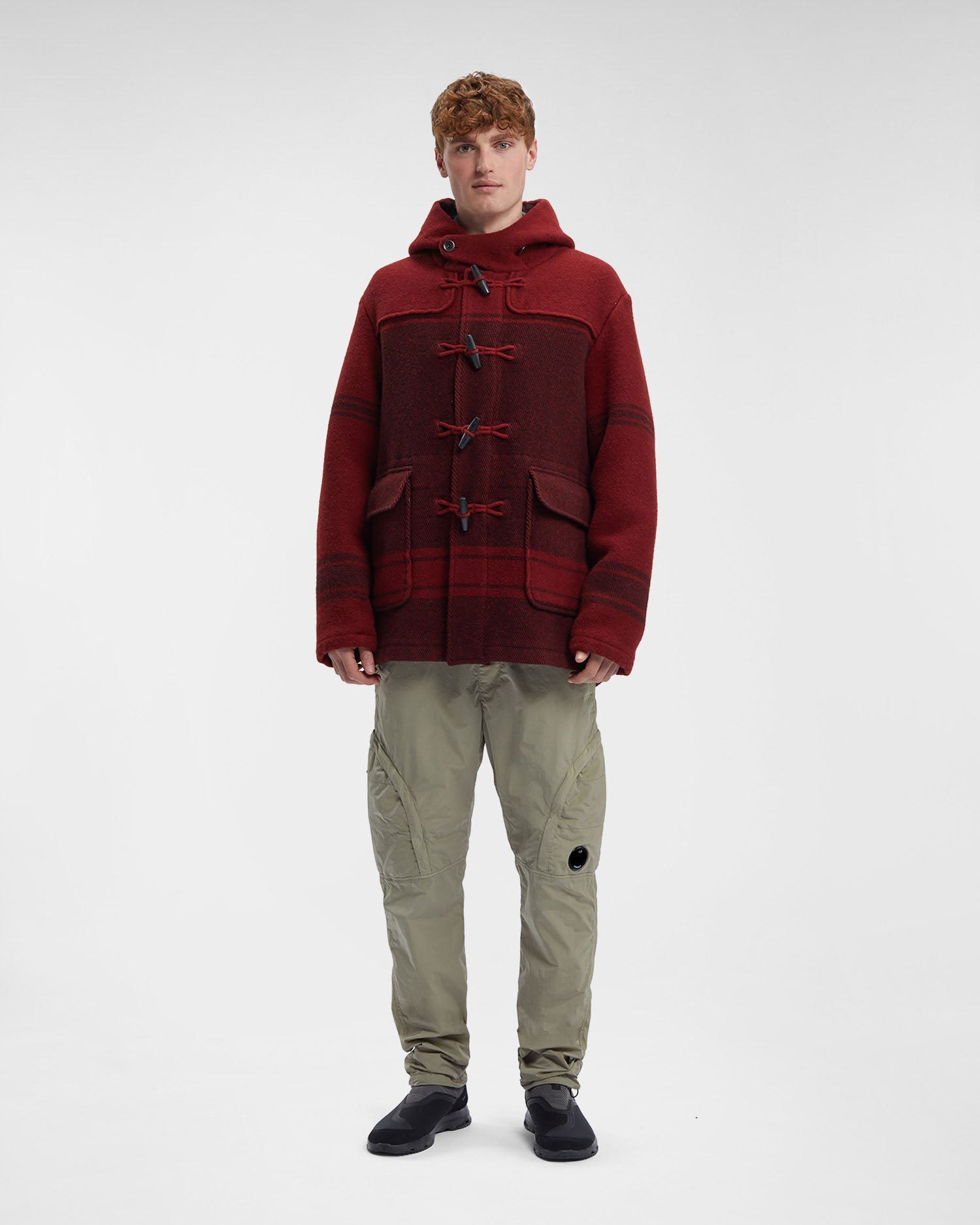 C.P. Duffel Garment Dyed Coat Ketchup