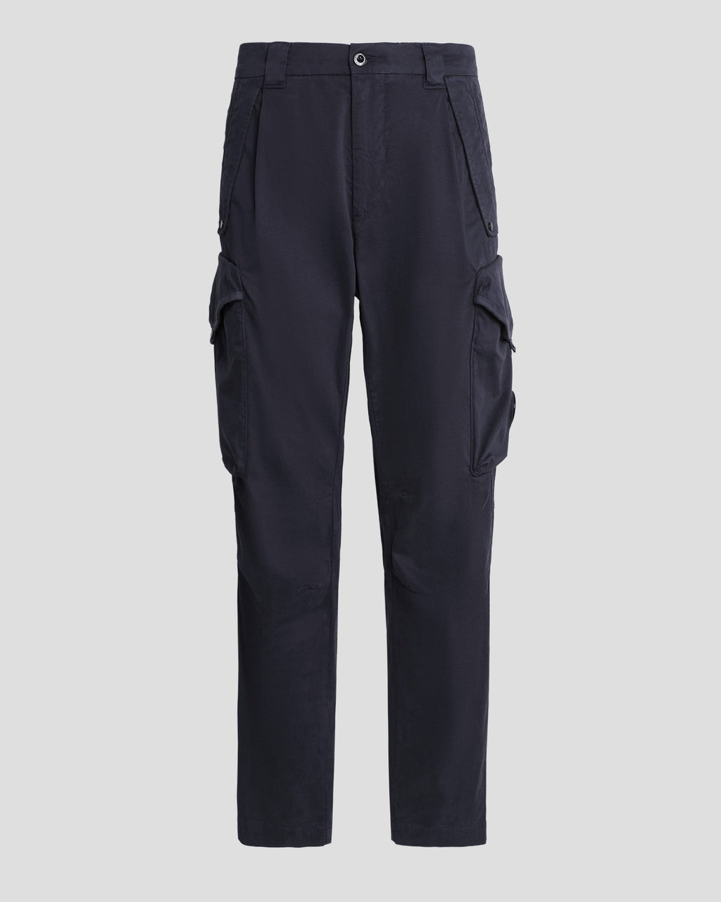 Stretch Sateen Pants Loose Fit Total Eclipse