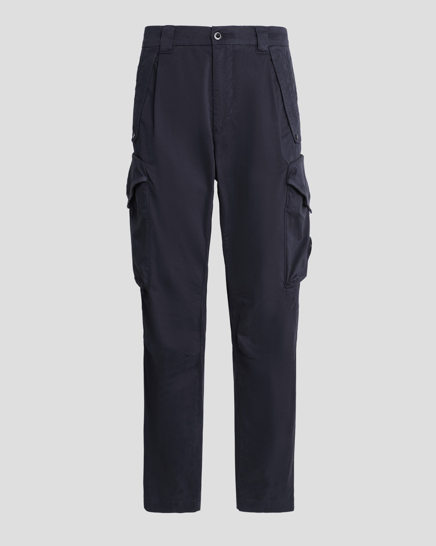 Stretch Sateen Pants Loose Fit Total Eclipse