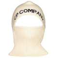 Cp Company Knitted Big Logo Balaclava in White
