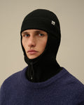 Re-Wool Beanie Balaclava Black