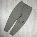 CP Company Raised Fleece Sweatpants - Fallen Rock
