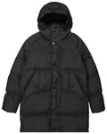 Stone Island Garment Dyed Crinkle Reps Ny Down Parka in Black