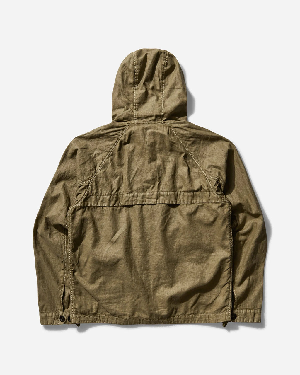 Cp Company Waxed Linen Goggle Jacket In Tree House