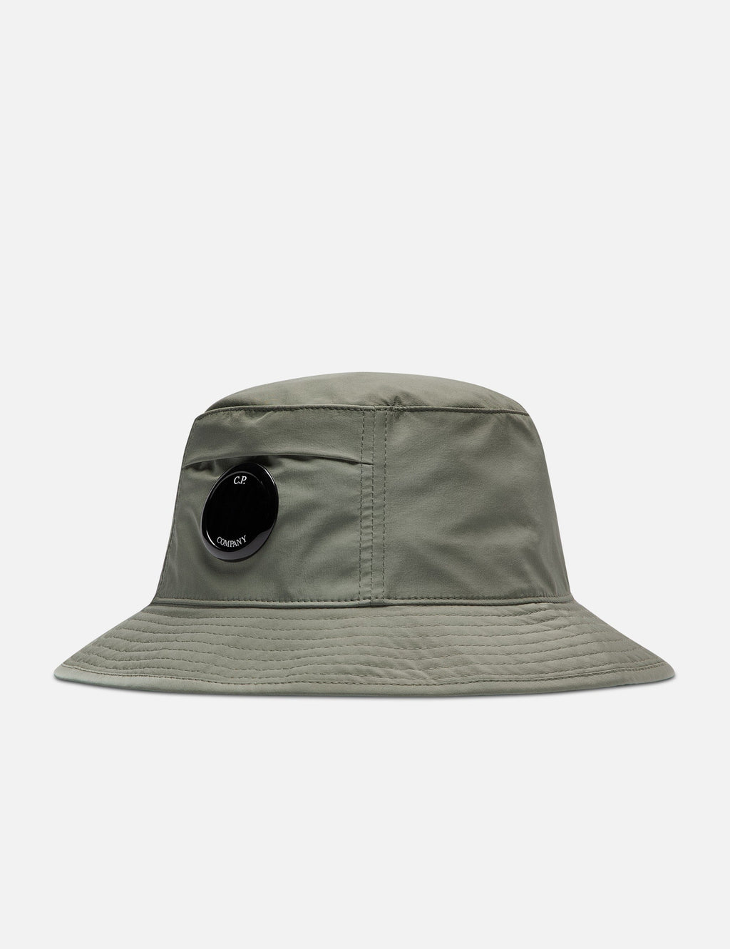 Cp Company Chrome-R Lens Bucket Hat in Agave Green