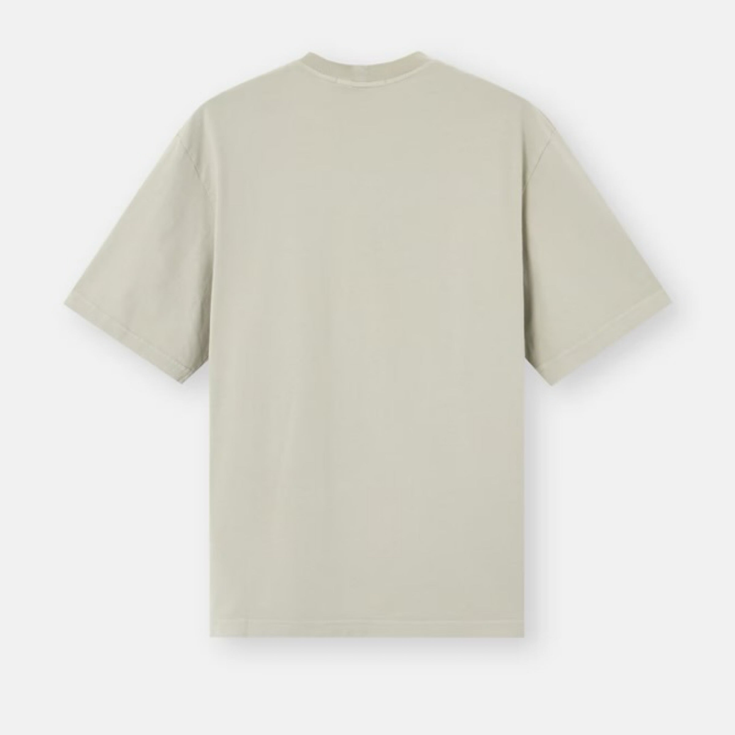 Stone Island Garment Dyed Combed Organic Cotton T-Shirt In Pearl Grey