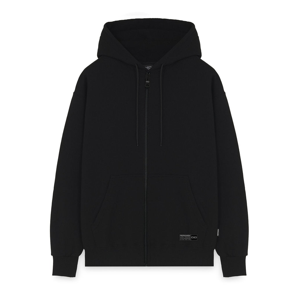 PROPAGANDA Felpa con zip Label Camo art. 26SSPRFE535 col. BLACK