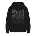 PROPAGANDA Felpa con cappuccio Ribs Python art. 26SSPRFE554 col. BLACK
