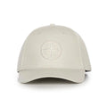 Stone Island Cotton Reps Compass Cap In Ivory