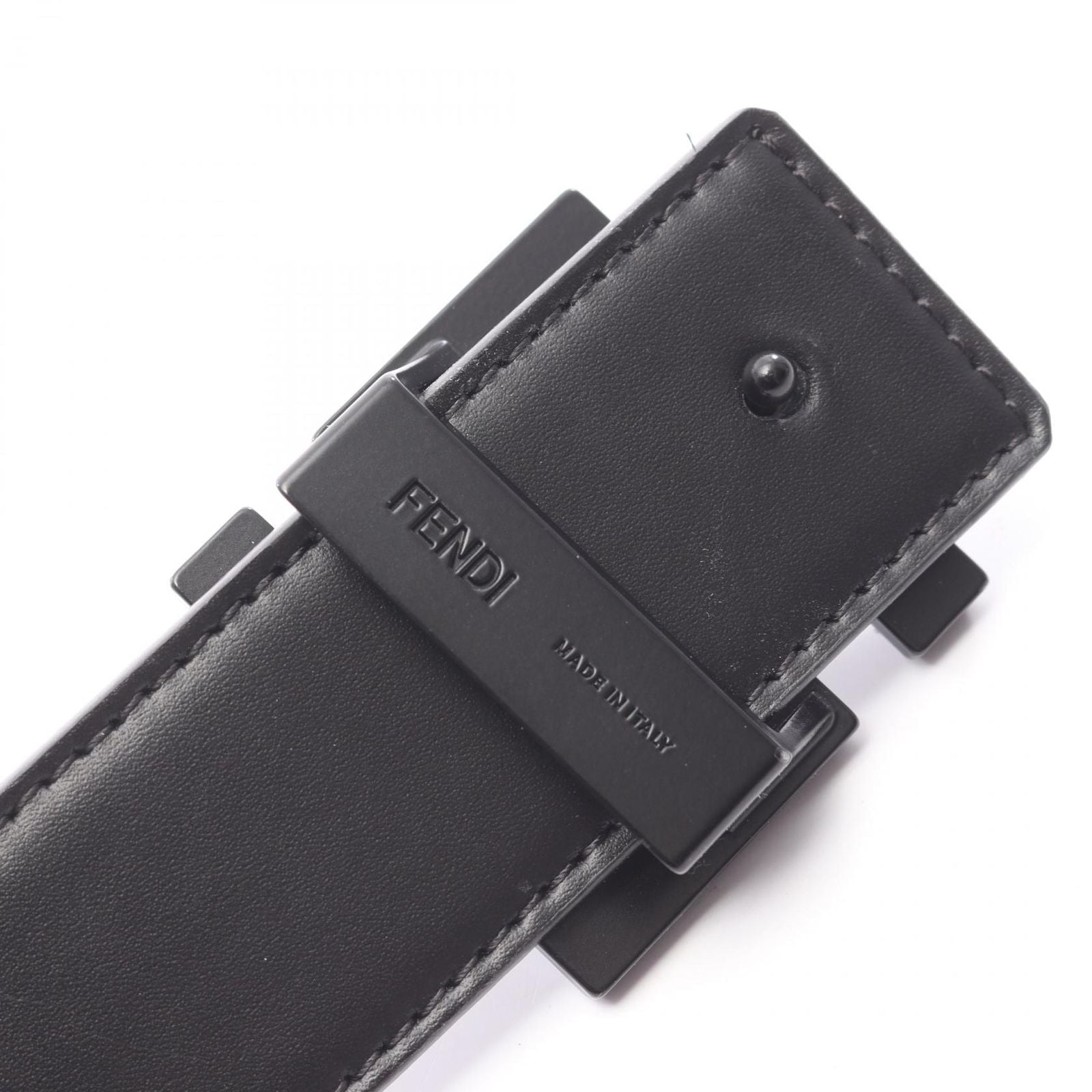 Fendi Belt FF Square Reversible Leather