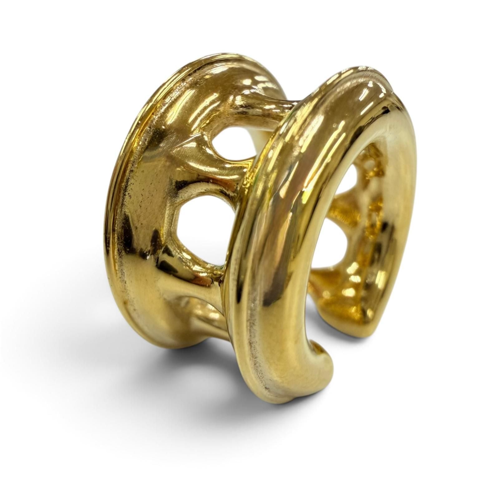 Bottega Veneta 925 Earrings Gold Box with
