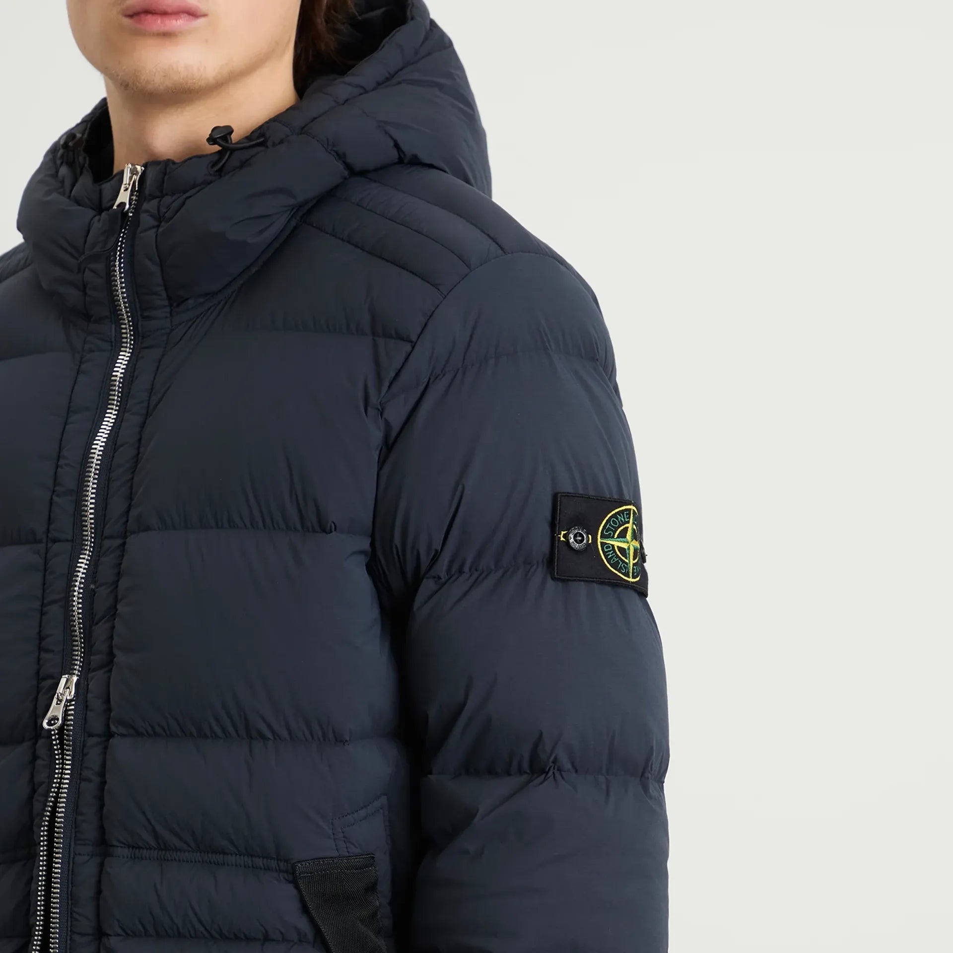 Stone Island Seamless Tunnel Nylon Down-Tc In Navy