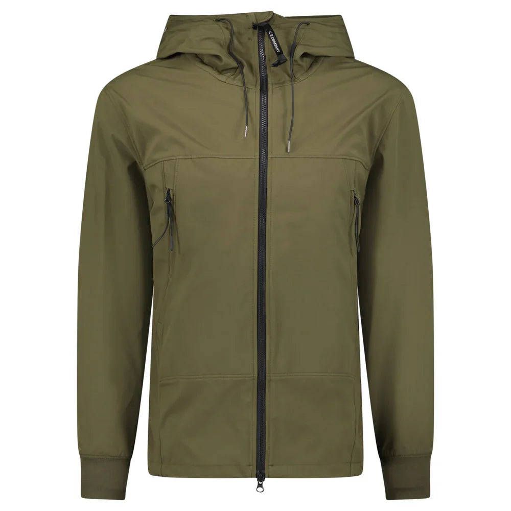 Cp Company 001A Shell-R Goggle Jacket In Ivy Green