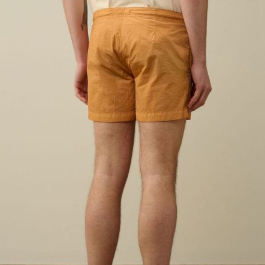 Cp Company 201A Eco Chrome-R Button Swimshorts In Pastry Shell