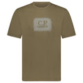 Cp Company 029A 30/1 Stamp T-Shirt In Ivy Green
