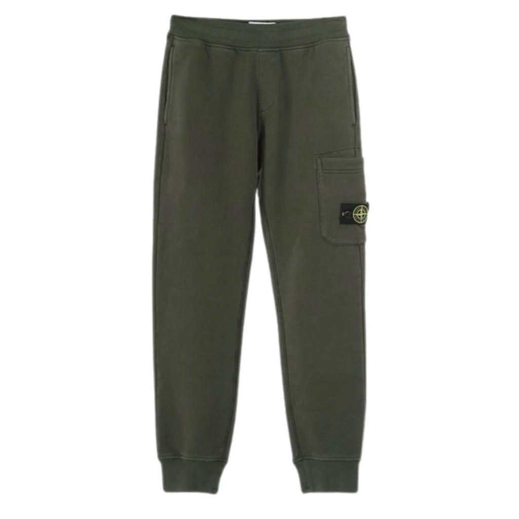 Stone Island Cotton Jogging Botttoms In Musk Green