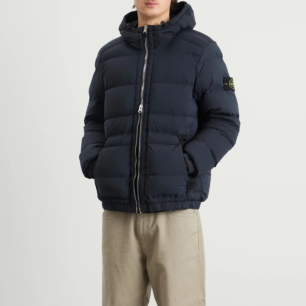 Stone Island Seamless Tunnel Nylon Down-Tc In Navy