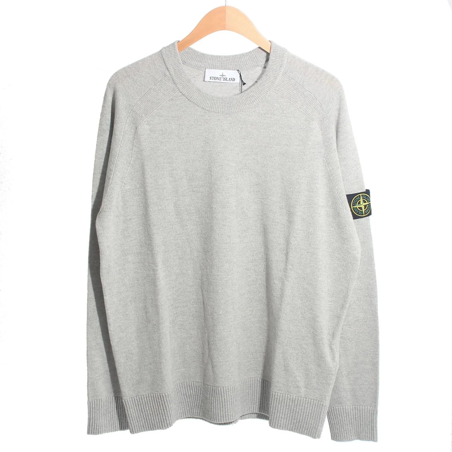 Stone Island Rws Light Knit Sweatshirt In Grey