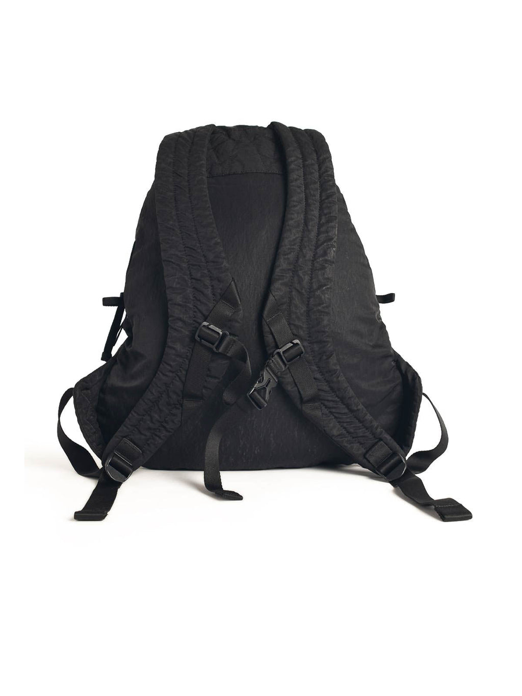 Cp Company 230A Nylon B Rounded Logo Rucksack In Black