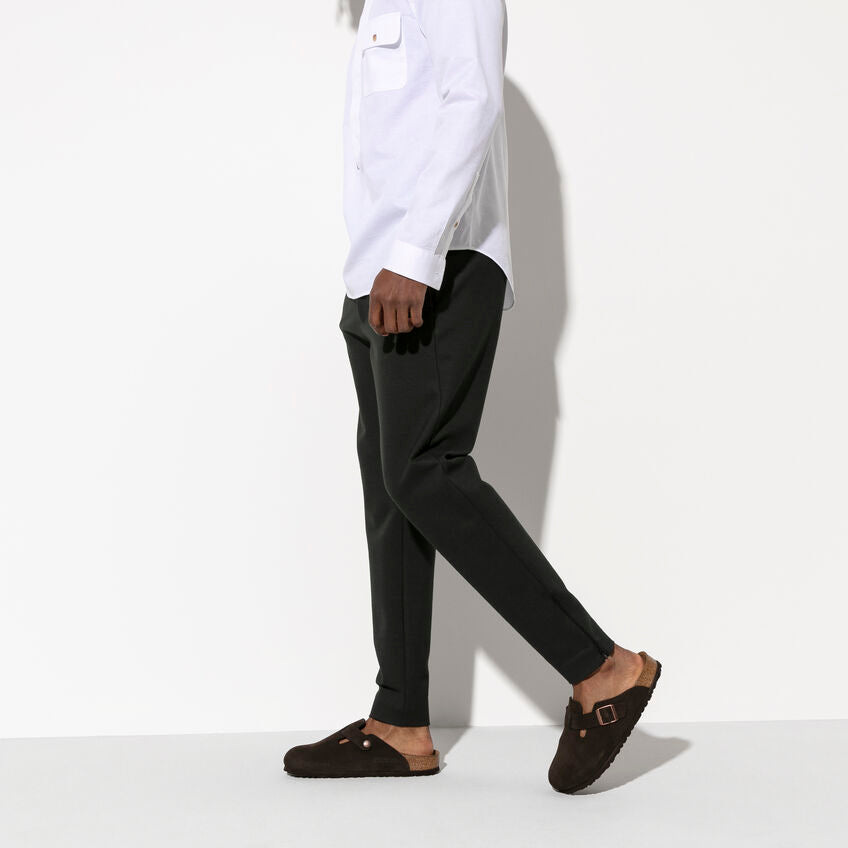 Unisex Boston Soft Footbed Suede Leather Mocha Regular/Wide