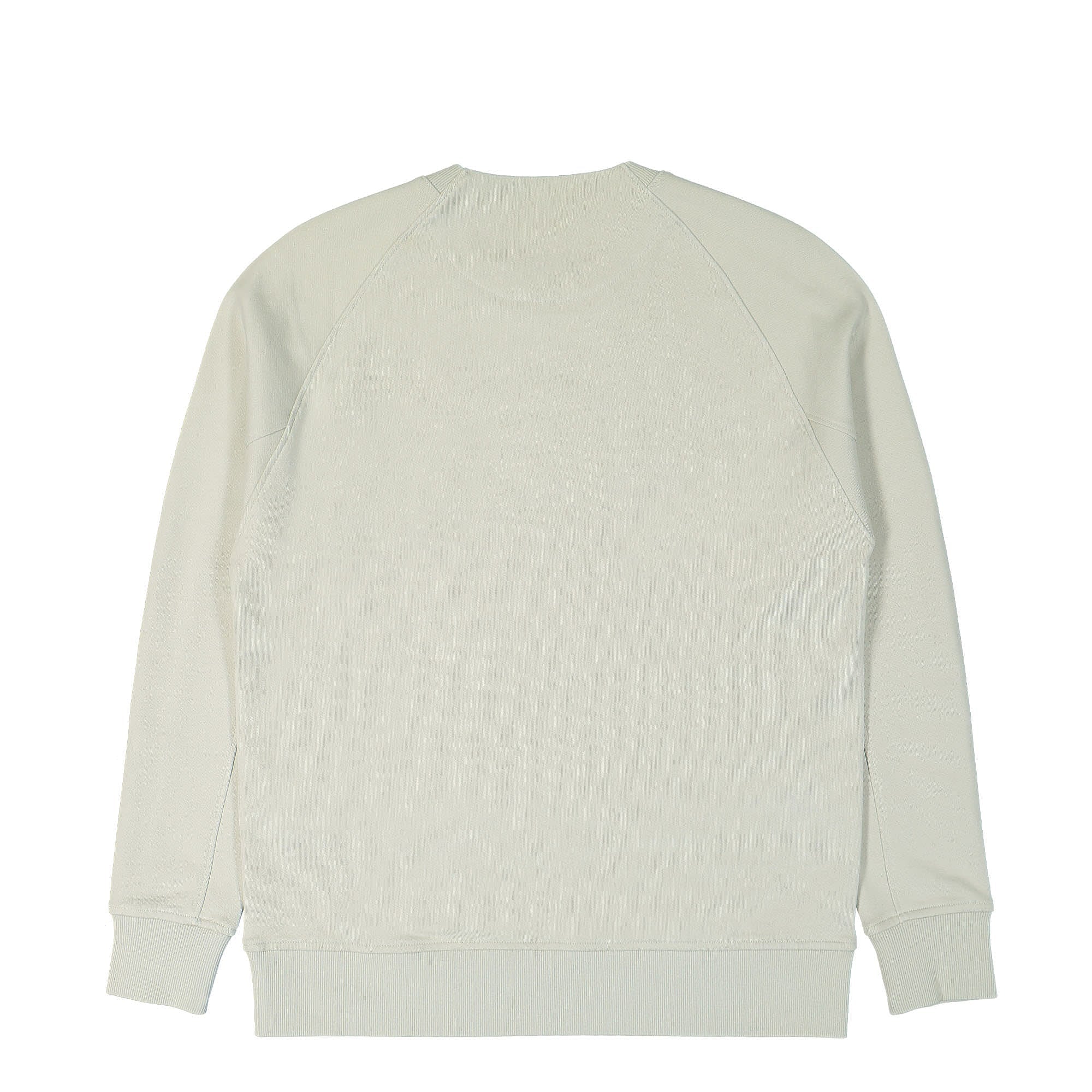 Cp Company Metropolis Rubber Logo Sweatshirt In Pelican