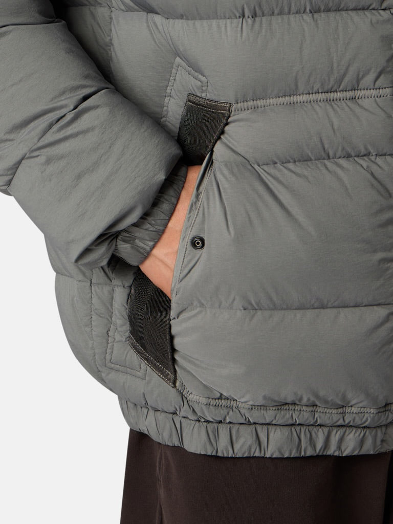 Stone Island Seamless Tunnel Nylon Down-Tc In Grey