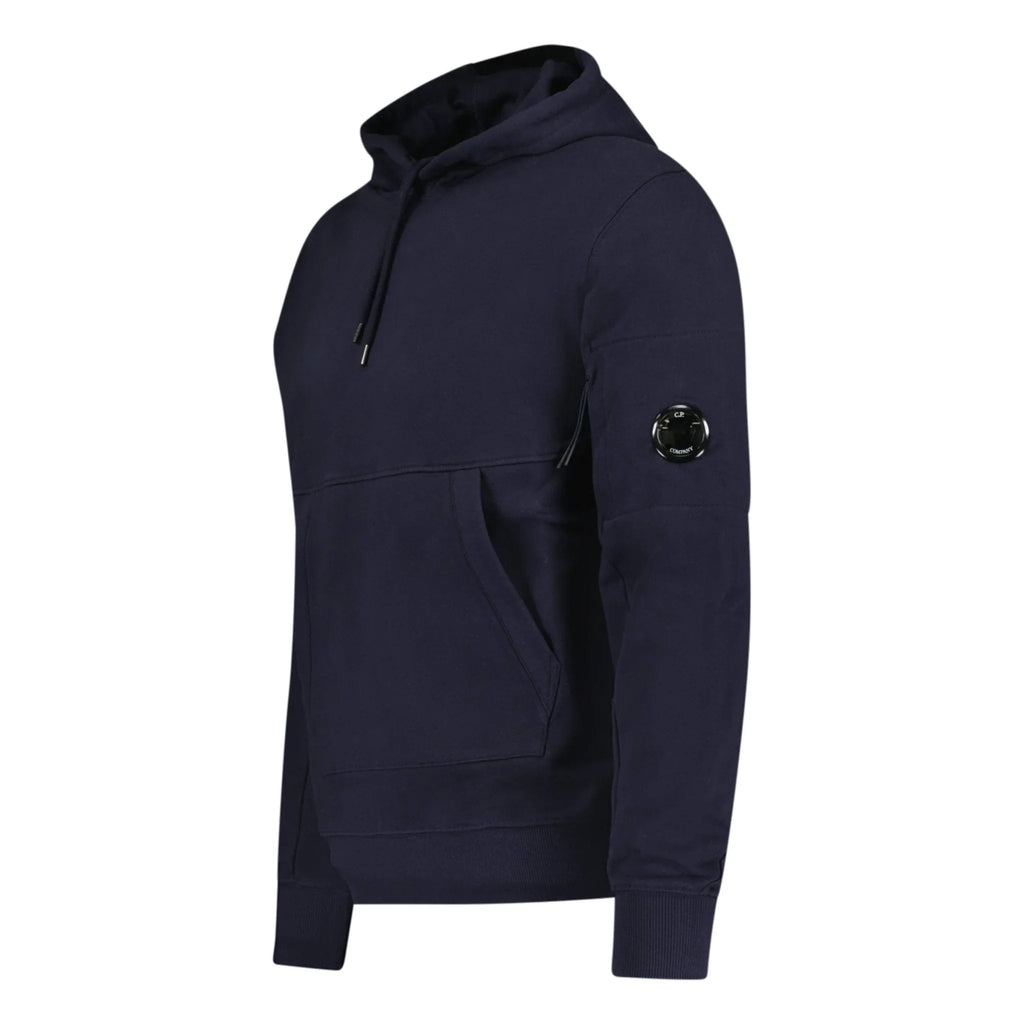 Cp Company 024A Diagonal Raised Overhead Hoodie In Navy
