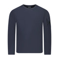 Cp Company 019A Light Fleece Lens Sweatshirt In Navy