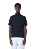 Cp Company 291A Half Zip Polo Shirt In Navy