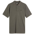 Cp Company 180A Resist Dyed Polo Shirt In Smoked Pearl