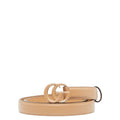 Gucci GG Marmont Belt Size 70/28 Beige Leather