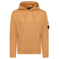 Cp Company 099A Brushed Emerised Resist Dyed Lens Hoodie In Pastry Shell