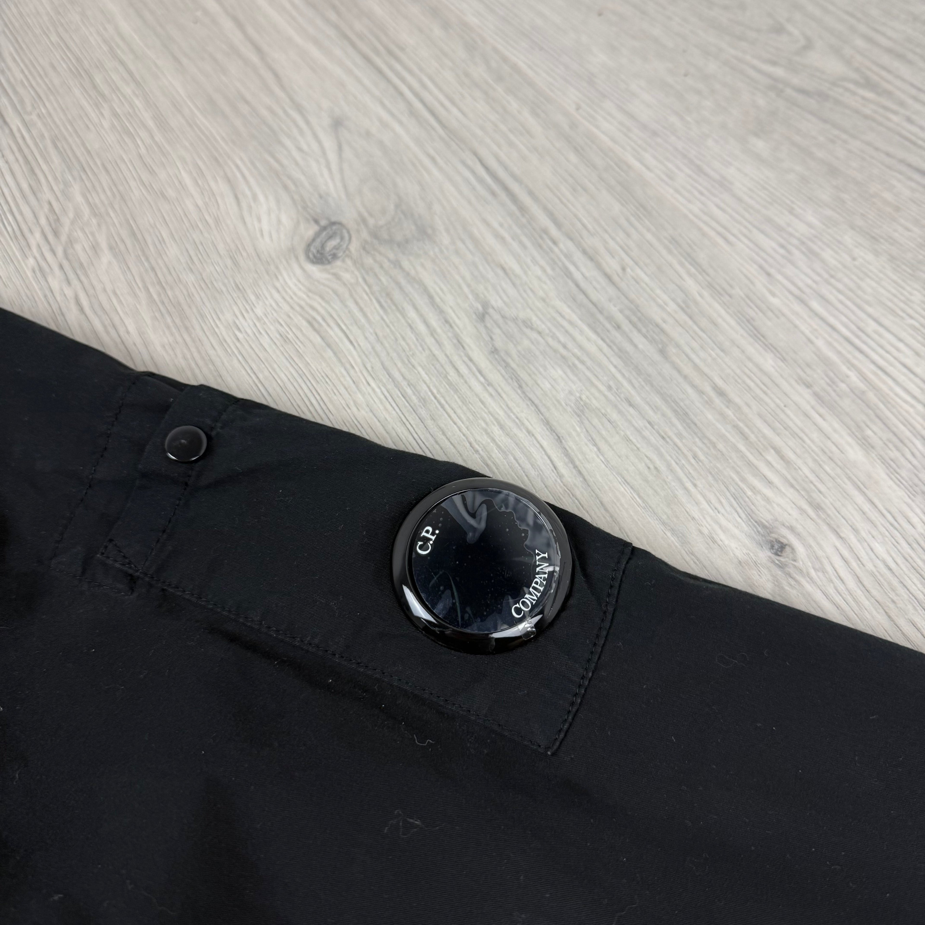 CP Company Button Overshirt - Black